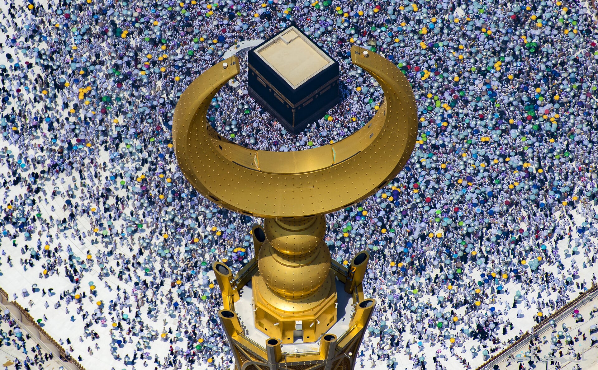 Kaaba image from the sky