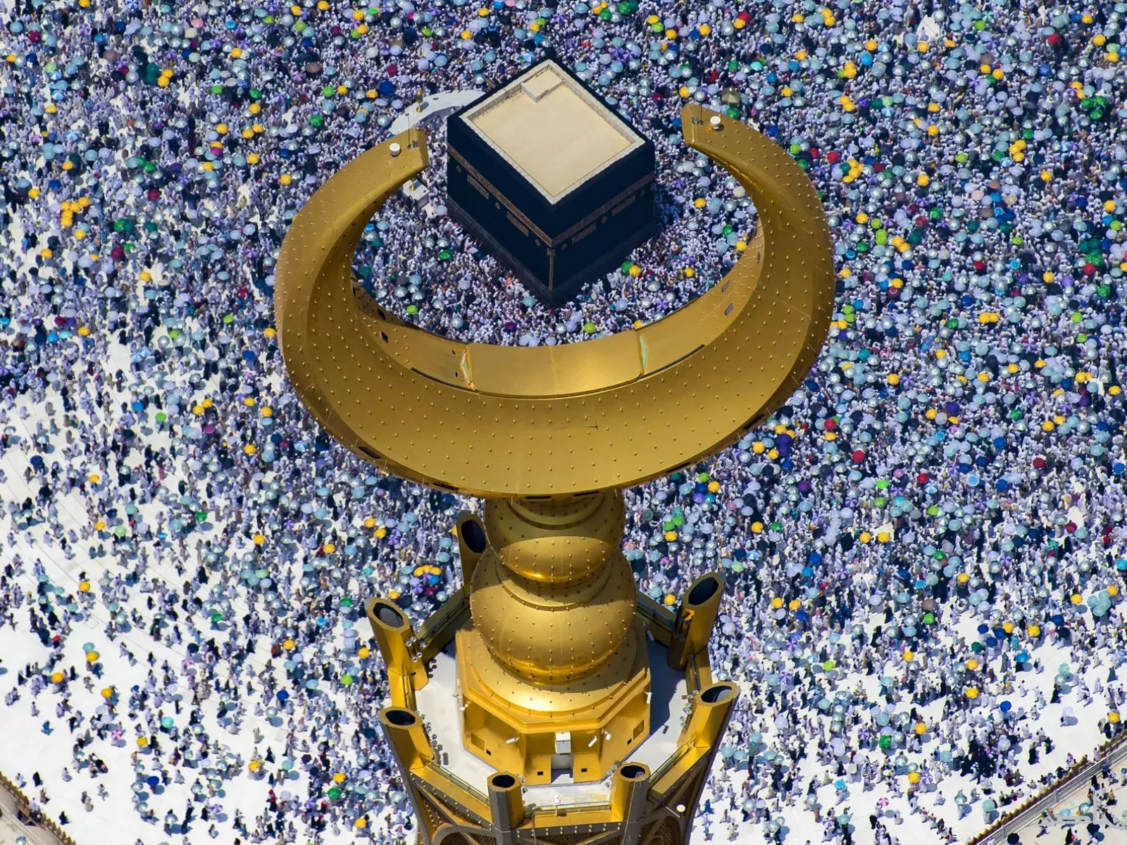 Kaaba image from the sky
